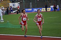 Carsten und Franek beim Lauf