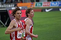 Carsten und Franek bei der Ehrenrunde