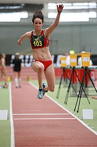 Aleksandra Maciejewska beim Dreisprung